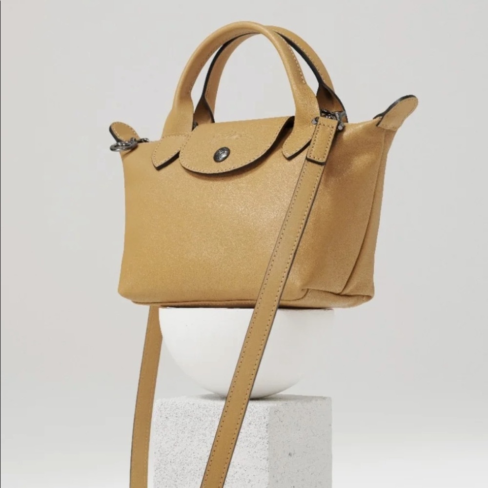 Longchamp LE PLIAGE CUIR TOP HANDLE BAG XS